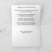 De Kerstkaart van de Kommen van het gazon met Feestdagen Kaart (Binnen)