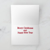 De Kerstkaart van de marlijn & van Zwaardvissen Feestdagen Kaart (Binnen)