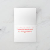 De Kerstkaart van de mastiff Feestdagen Kaart (Binnen)