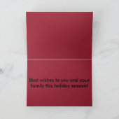 De Kerstkaart van de motorfiets Feestdagen Kaart (Binnen)