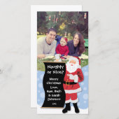 De Kerstkaart van de ongehoorzame of Kerstman van (Voorkant / Achterkant)