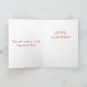 De Kerstkaart van de peperkoek Feestdagen Kaart (Binnen)