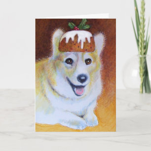 De Kerstkaart van de Pudding van de Pruim van de Feestdagen Kaart