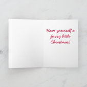 De Kerstkaart van de Retriever van de Tol van de Feestdagen Kaart (Binnen)