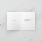 De Kerstkaart van de Snack van de kerstman Feestdagen Kaart (Binnen)