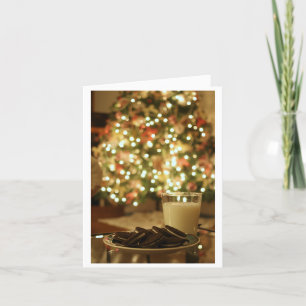 De Kerstkaart van de Snack van de kerstman Feestdagen Kaart