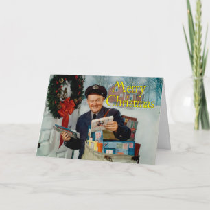 De Kerstkaart van de "spoedbestelling" Feestdagen Kaart