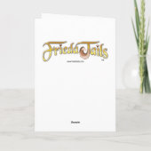 De Kerstkaart van de Staarten van Frieda - Frieda Feestdagen Kaart (Achterkant)