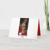 De Kerstkaart van de tekkel Feestdagen Kaart (Achterkant)