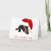 De Kerstkaart van de tekkel Feestdagen Kaart (Voorkant)