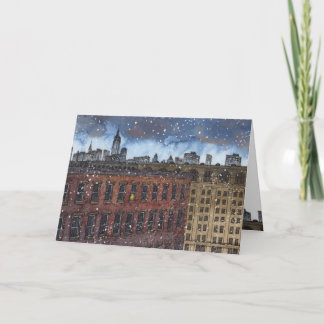 De Kerstkaart van de "trilling van Brand" Feestdagen Kaart