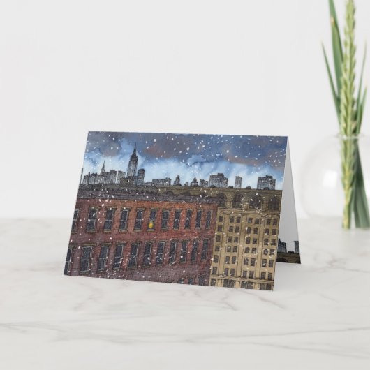 De Kerstkaart van de "trilling van Brand" Feestdagen Kaart (Voorkant)