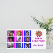 De Kerstkaart van de Verjaardag van het Net van de (Staand voorkant)