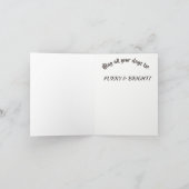 De Kerstkaart van de windhond Feestdagen Kaart (Binnen)