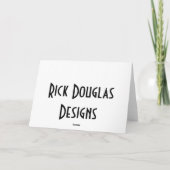 De Kerstkaart van de windmolen Feestdagen Kaart (Achterkant)