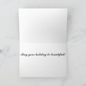 De Kerstkaart van de winter opnieuw Feestdagen Kaart (Binnen)