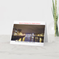 De Kerstkaart van Dublin Ierland