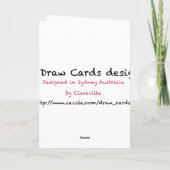 De Kerstkaart van Grevillea Feestdagen Kaart (Achterkant)