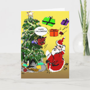 De Kerstkaart van Halloween Feestdagen Kaart