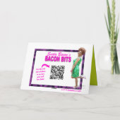 De Kerstkaart van het Afval van de aanhangwagen Feestdagen Kaart (Achterkant)