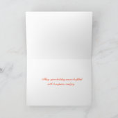 De Kerstkaart van het Baby van de sneeuw Feestdagen Kaart (Binnen)