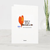 De Kerstkaart van het Embleem van het Pictogram Feestdagen Kaart (Achterkant)