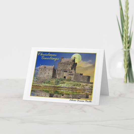 De Kerstkaart van het hoogland Feestdagen Kaart (Voorkant)