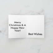 De Kerstkaart van het Huis van de peperkoek Feestdagen Kaart (Binnen)