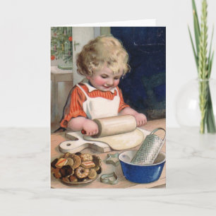 De Kerstkaart van het koekje "van het Baksel" Feestdagen Kaart