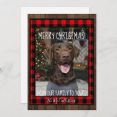 De Kerstkaart van het Laboratorium van de (Voorkant / Achterkant)