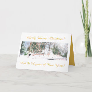 De Kerstkaart van het land Feestdagen Kaart