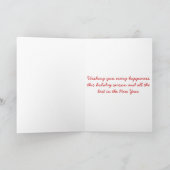 De Kerstkaart van het paard Feestdagen Kaart (Binnen)