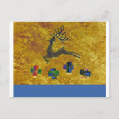 De Kerstkaart van het rendier Feestdagenkaart (Voorkant)