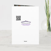 De Kerstkaart van het Rendier van Lil - pas het Feestdagen Kaart (Achterkant)