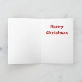 De Kerstkaart van het Riet van het snoep Feestdagen Kaart (Binnen)