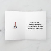 De Kerstkaart van het Thema van het strand Feestdagen Kaart (Binnen)