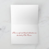 De Kerstkaart van het trick or treat Feestdagen Kaart (Binnen)