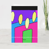 De Kerstkaart van Madonna van de vrede Feestdagen Kaart (Achterkant)