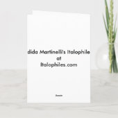 De Kerstkaart van Madonna & van het Kind Feestdagen Kaart (Achterkant)