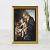 De Kerstkaart van Madonna & van het Kind Feestdagen Kaart (Voorkant)