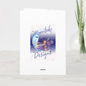 De Kerstkaart van Mum met Leuke Chef-kok en Feestdagen Kaart (Achterkant)