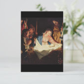 De kerstkaart van Novena Prayer (Staand voorkant)