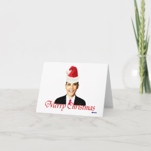 De Kerstkaart van Obama Feestdagen Kaart