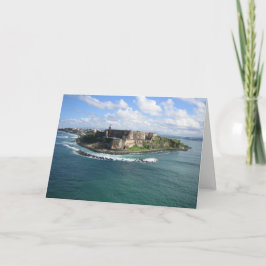 De Kerstkaart van Puerto Rico Feliz Navidad Feestdagen Kaart