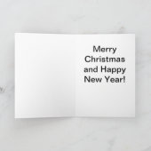 De Kerstkaart van Schnauzer Feestdagen Kaart (Binnen)