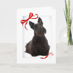 De Kerstkaart van Scottie Feestdagen Kaart