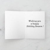 De Kerstkaart van ShihTzu Feestdagen Kaart (Binnen)