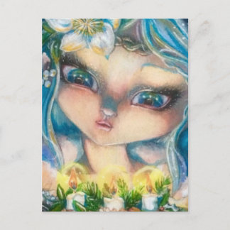 De Kerstkaart van Yule Feestdagenkaart