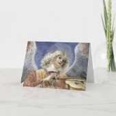 De Kerstkaarten Melozzo DA Forli van de Engel van Feestdagen Kaart (Voorkant)