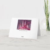 De Kerstkaarten van de Kaarsen van Kerstmis Feestdagen Kaart (Achterkant)